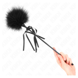 KINK - PLUMES CHACOUILLÉES AVEC NŒUD 35 CM