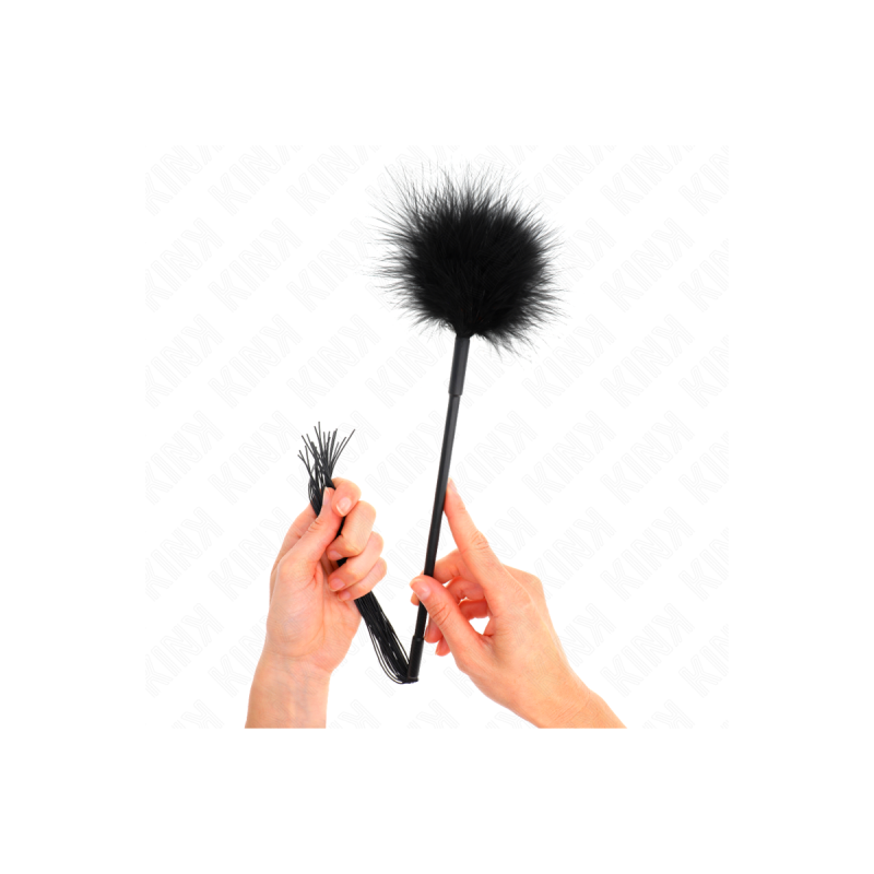 KINK - SILICONE WHIP WITH FEATHERS FOR TICKLE 47 CM - KINK IMPACT & T…