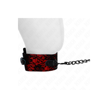 Kink - Collana In Pizzo Con Cintura Con Cintura In Vera Pelle 105