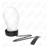 KINK - NEOPREN BONDAGE HALSBAND MODELL 2 MIT GÜRTEL 78 CM VERSTELLBAR 37,5 X 49,5 CM