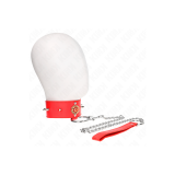 KINK - COLLANA DI DIAMANTI ROSSI CON CINTURA 65 CM REGOLABILE 35-51 C…
