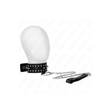 Kink - Collar Con Correa 65 Cm Con Tachuelas Plateadas Modelo 1
