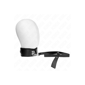 KINK - COLLANA CON GUINZAGLIO 116 CM CON BORCHIE IN ARGENTO MODELLO 4…