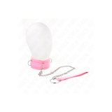 KINK - COLLAR WITH LEASH 65 CM WITH RESTRICTIONS PINK 36-42 CM X 5.5…