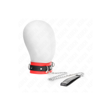 KINK - COLLAR WITH BELT 65 CM WITH STRAP RED 54 X 4.5 CM - KINK COLLA…