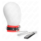 KINK - COLLAR CON CORREA 65 CM ROJO 54 X 4.5 CM
