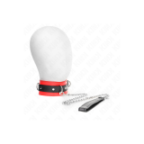 KINK - COLLAR WITH BELT 65 CM WITH STRAP RED 54 X 4.5 CM - KINK COLLA…