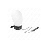 KINK - COLLIER AVEC LAISSE 65 CM 1 ANNEAU RÉGLABLE 38-49 CM X 5 CM -…
