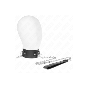 KINK - COLLANA CON GUINZAGLIO 65 CM 3 MODELLO ANELLI 2 REGOLABILE 36-…