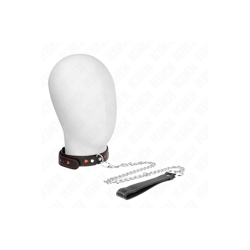 KINK - NECKLACE WITH STRAP 65 CM HEART DETAILS 52.5 X 2.5 CM - KINK C…