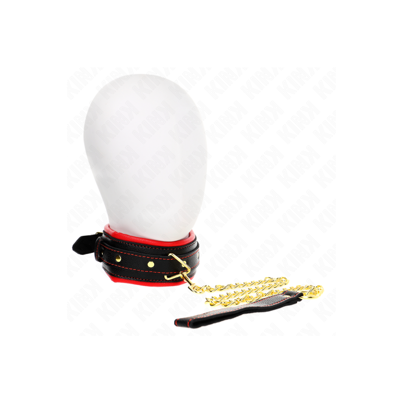 Kink - Collar Con Correa Esponja Imitación Cuero Modelo 2 Ajustable