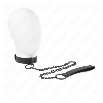 KINK - COLLAR CON CORREA 65 CM OSCURO AJUSTABLE 37-54 CM X 3 CM