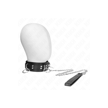 Kink - Collana Schiavitù 3 Anelli Con Cinturino 80 Cm 53 X 5 Cm |