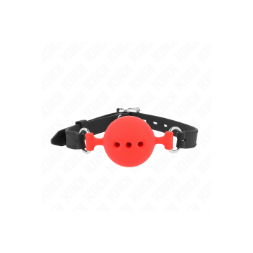KINK - BAVAGLIO IN SILICONE INTERO 55 x 2 CM CON SFERA DA 5 CM MISURA…