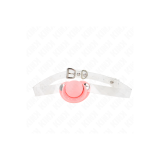 KINK - GAG EN FORME DE SUCETTE ROSE 5,5 x 4 CM AJUSTABLE 43-60 CM - K…