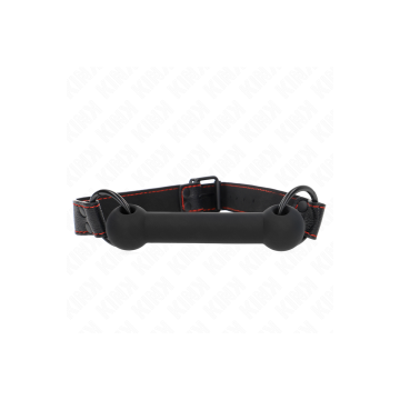 KINK - BONE BAG AVEC SANGLE EN CUIR NOIR AJUSTABLE 41-57 CM - KINK CO…