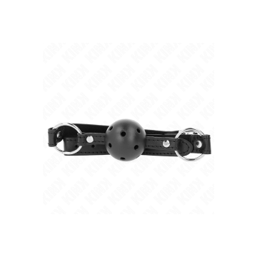 KINK - HOHLHARTER SCHWARZER BALL 4,5 CM GAG MODELL 1 63,5 X 2 CM - KI…