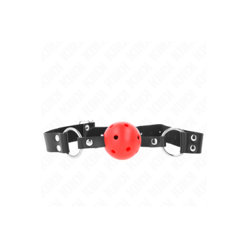 KINK - BALLE RESPIRANTE 4 CM BAG AVEC DOUBLE RIVET ROUGE 62,5 x 2,5 C…