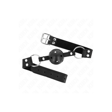 KINK - BAVAGLIO SFERA TRASPIRANTE 4 CM CON DOPPIO RIVETTO MODELLO 1 N…