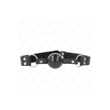 KINK - SOFT AND SOLID BALL 4 CM GAG WITH LEATHERETTE STRAP 62 x 2.5 C…