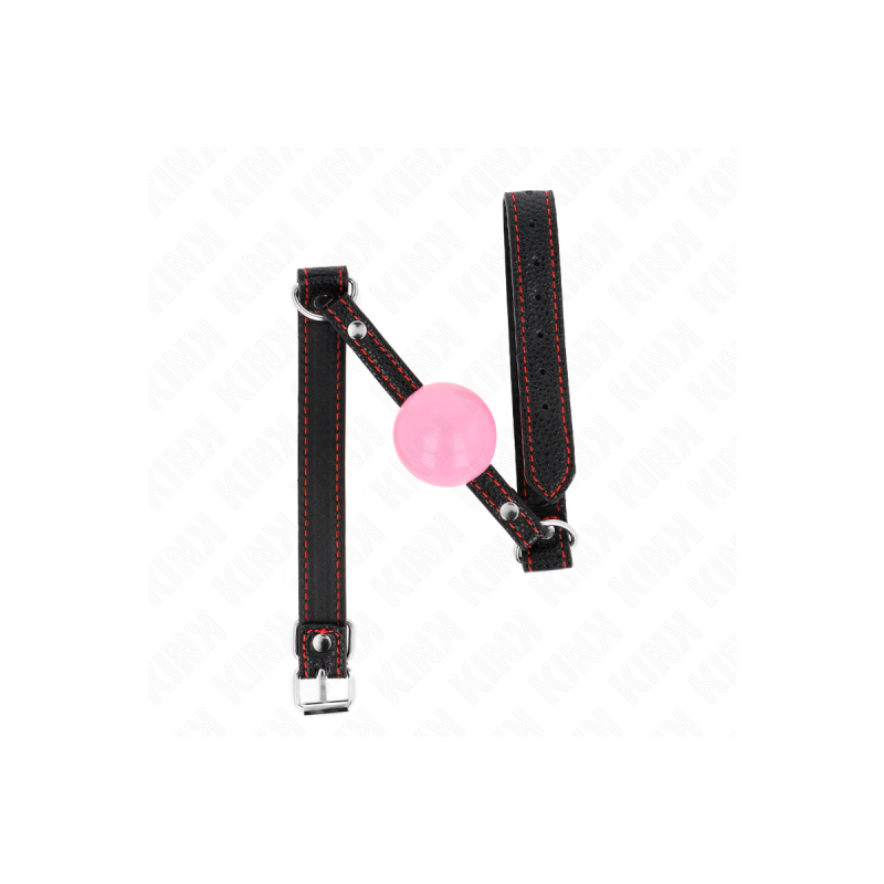 KINK - BOULE OR ROSE 4 CM BAG 60 x 2 CM - KINK COLLAR & GAG - Mâchoir…