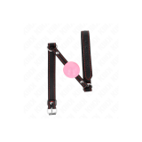 KINK - PALLA ORO ROSA 4 CM GAG 60 x 2 CM - KINK COLLAR & GAG - Mascel…
