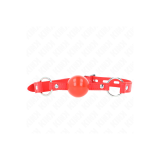 KINK - BÂILLON TPE BALLE 4 CM AVEC ROJO LOCK 60 x 2 CM - KINK COLLAR…