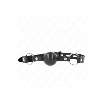KINK - PALLA IN TPE NERA 4 CM GAG 60 x 2 CM - KINK COLLAR & GAG - Mas…