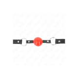 KINK - BÂILLON BALLE 4 CM AVEC SERRURE BOULE ROUGE BRACELET NOIR 60 x…