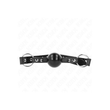 KINK - BALL GAG 4 CM CON RIVETTO PUNTA E CHIUSURA A SCATTO 65 x 2 CM…
