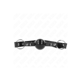KINK - BÂILLON BALLE 4 CM AVEC POINTE RIVET ET SNAP LOCK 65 x 2 CM -…