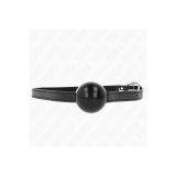 KINK - PALLA SINGOLA NERA GAG 4 CM 65 x 1,5 CM - KINK COLLAR & GAG -…