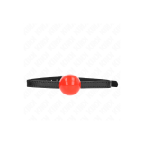 KINK - RED SINGLE SOLID BALL 4 CM GAG 65 x 1.5 CM - KINK COLLAR & GAG…