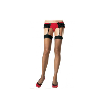 LEG AVENUE - COLLANT NERI - LEG AVENUE HOSIERY - Calze giarrettiera