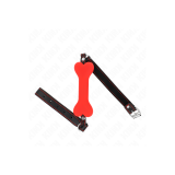 KINK - RED BONE 12 CM GAG 63 x 2 CM - KINK COLLAR & GAG - Gags