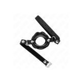 KINK - BAVAGLIO LIP 8 CM CON CINTURINO IN SIMILPELLE NERA 63 x 2 CM R…