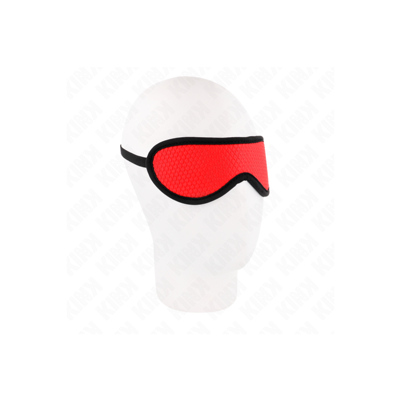 KINK - BANDAGE TEXTURÉ À ÉCAILLES AVEC BORD RECOUVERT ROUGE 20 x 7 CM…