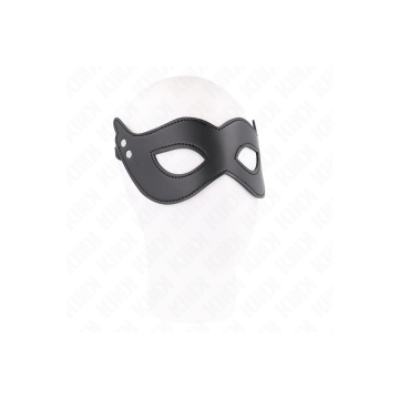 KINK - LEATHERETTE MASK WITH RIVETS MODEL 1 26 x 8 CM - KINK MASKED A…