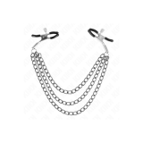 KINK - PINCES À METELIER AVEC 3 CHAÎNES NOIRES 20/23/28 CM - KINK NIP…