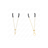 KINK - PINZE PER CAPEZZOLI SOTTILI ORO 7 CM - KINK NIPPLE GRIP - Mors…