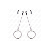 KINK - THIN NIPPLE CLAMPS WITH O-RING 7 CM - KINK NIPPLE GRIP - Sadom…