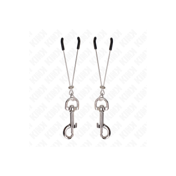 KINK - PINZA PER CAPEzzoli A GANCIO SOTTILE ARGENTO 7 CM - KINK NIPPL…
