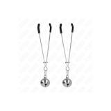 KINK - PINCES À TÉLÉPHONE MINCE CLOCHE ARGENT 7 CM - KINK NIPPLE GRIP…