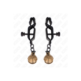 KINK - PINCES À METELONS STYLE CLOCHE NOIR 7 CM - KINK NIPPLE GRIP -…
