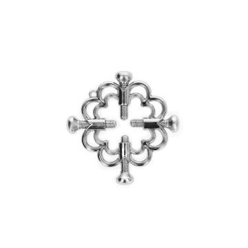 KINK - MORSETTI PER CAPEZZOLI A FIORE IN METALLO - KINK NIPPLE GRIP -…