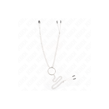 KINK - DREIFACH NIPPEL- UND KLITZISKLEMMEN MIT KETTE MODELL 1 - KINK…