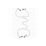 KINK - 4 PINCES À METON CHAÎNE 32 CM AVEC PETITES CHAÎNES 14 CM - KIN…