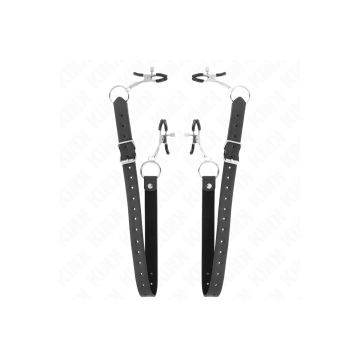 KINK - 4 PINZE CLIT REGOLABILI 34-48 CM - KINK NIPPLE GRIP - Pinze pe…