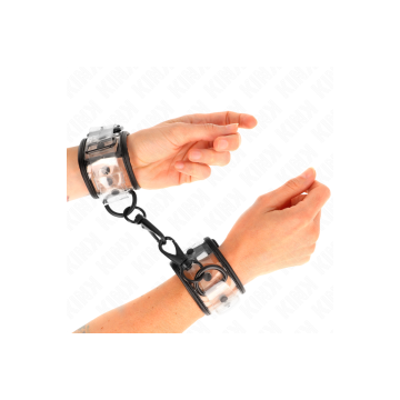 KINK - POLSINI DA POLSO TRASPARENTI REGOLABILI 18-30 CM X 5,5 CM - KI…