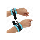 KINK - APPUI-POIGNETS VERROUILLABLES PREMIUM NOIR / BLEU RÉGLABLE 21-…